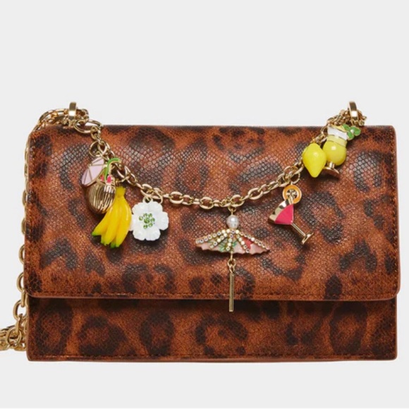 Betsey Johnson Handbags - 🎄Betsey Johnson GET CONVERSATIONAL SHOULDER BAG LEOPARD